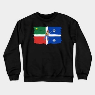 Drapeau patriote Quebecois Crewneck Sweatshirt